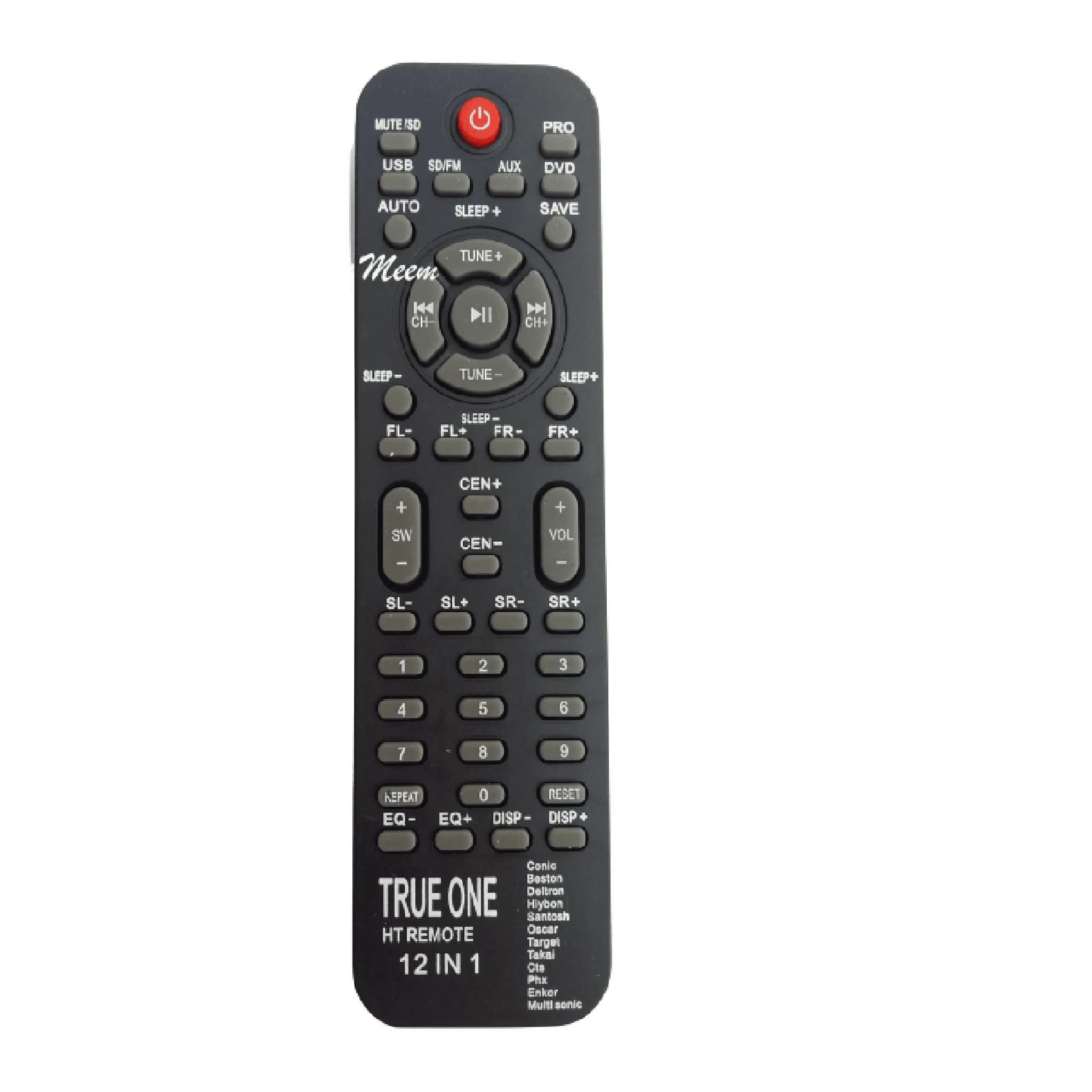 12 in 1 Home Theater Remote Control Suitable for Target, Tekai, Cts (HM05)