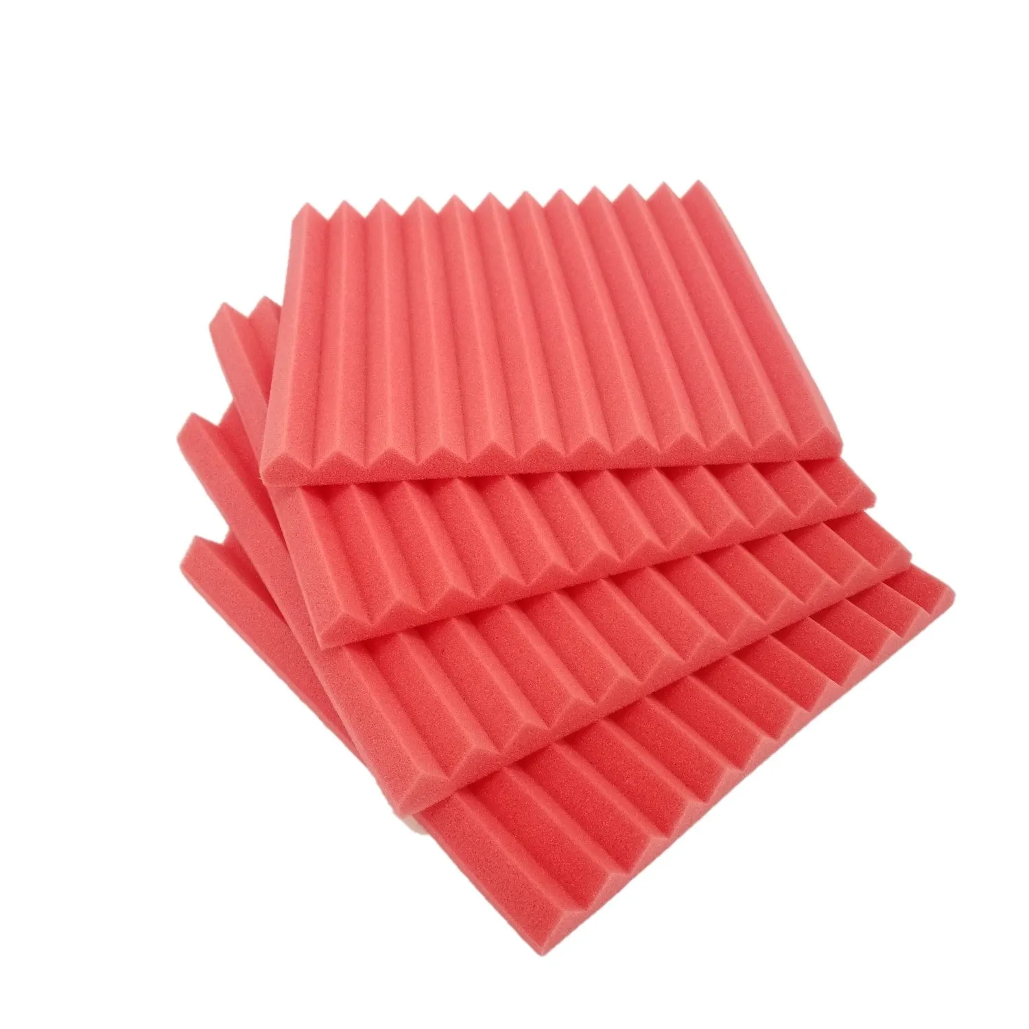 12 Pack 1 inch Acoustic Foam Panels Tiles Wall Record Studio Soundproof 12"x 12"x 1"