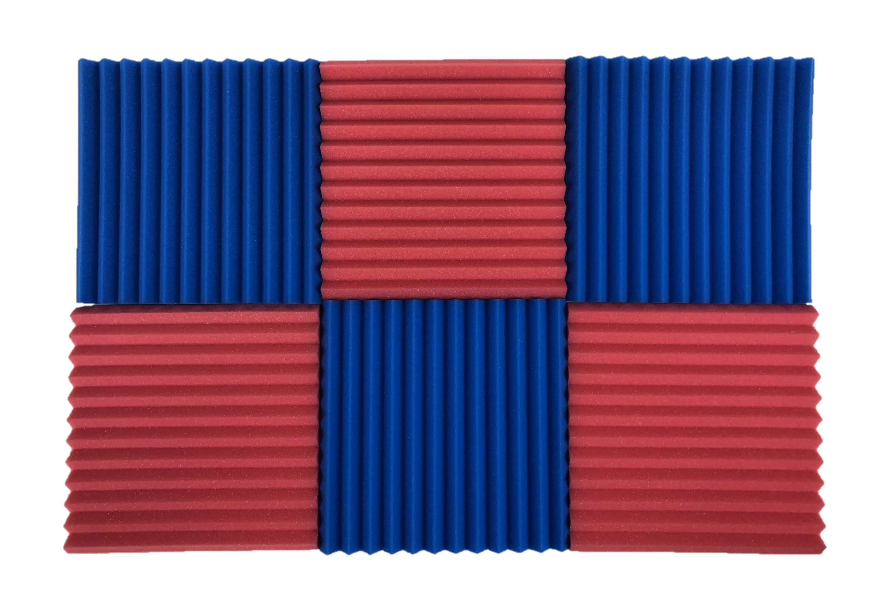 12 Pack 1 inch Acoustic Foam Panels Tiles Wall Record Studio Soundproof 12"x 12"x 1"