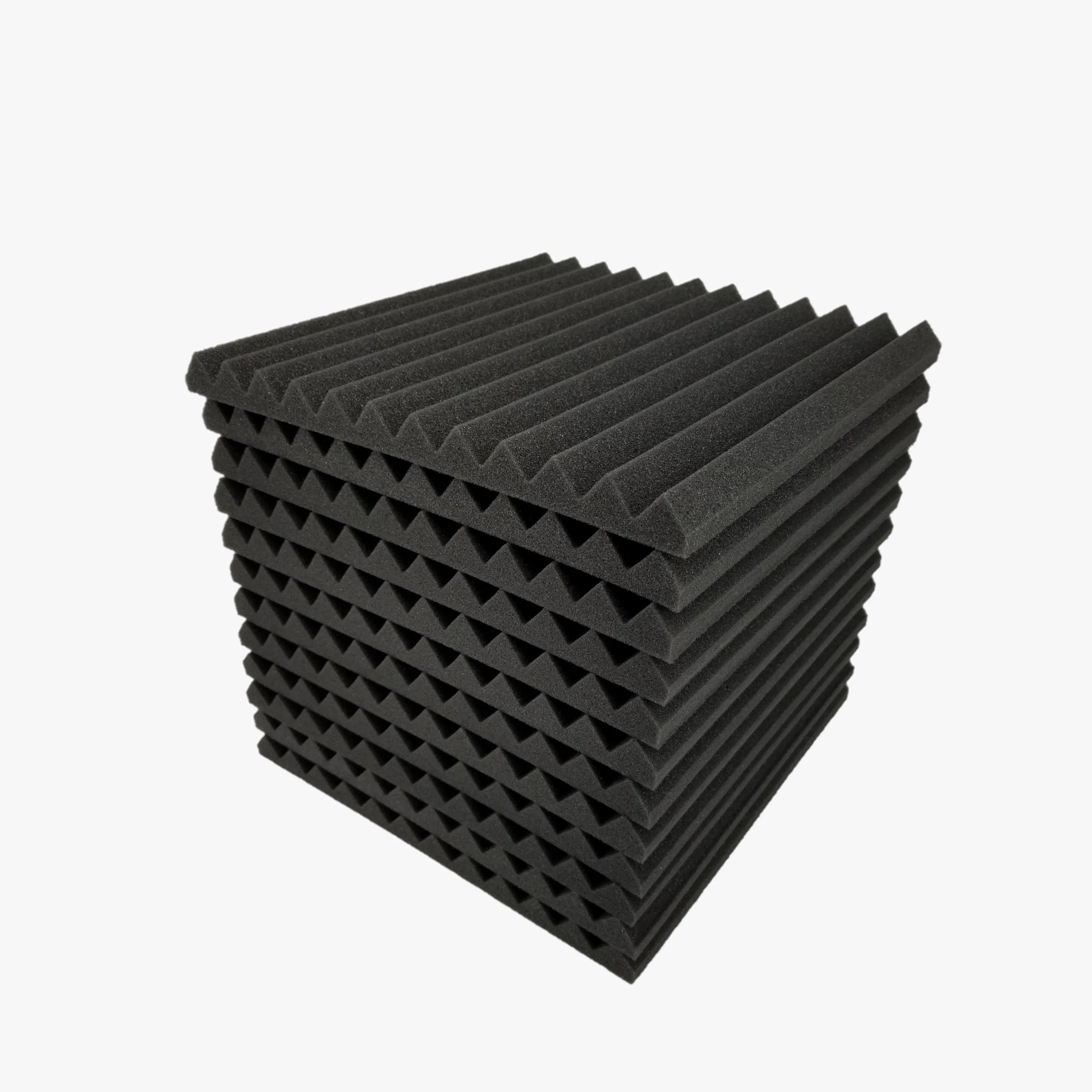 12 Pack 1 inch Acoustic Foam Panels Tiles Wall Record Studio Soundproof 12"x 12"x 1"