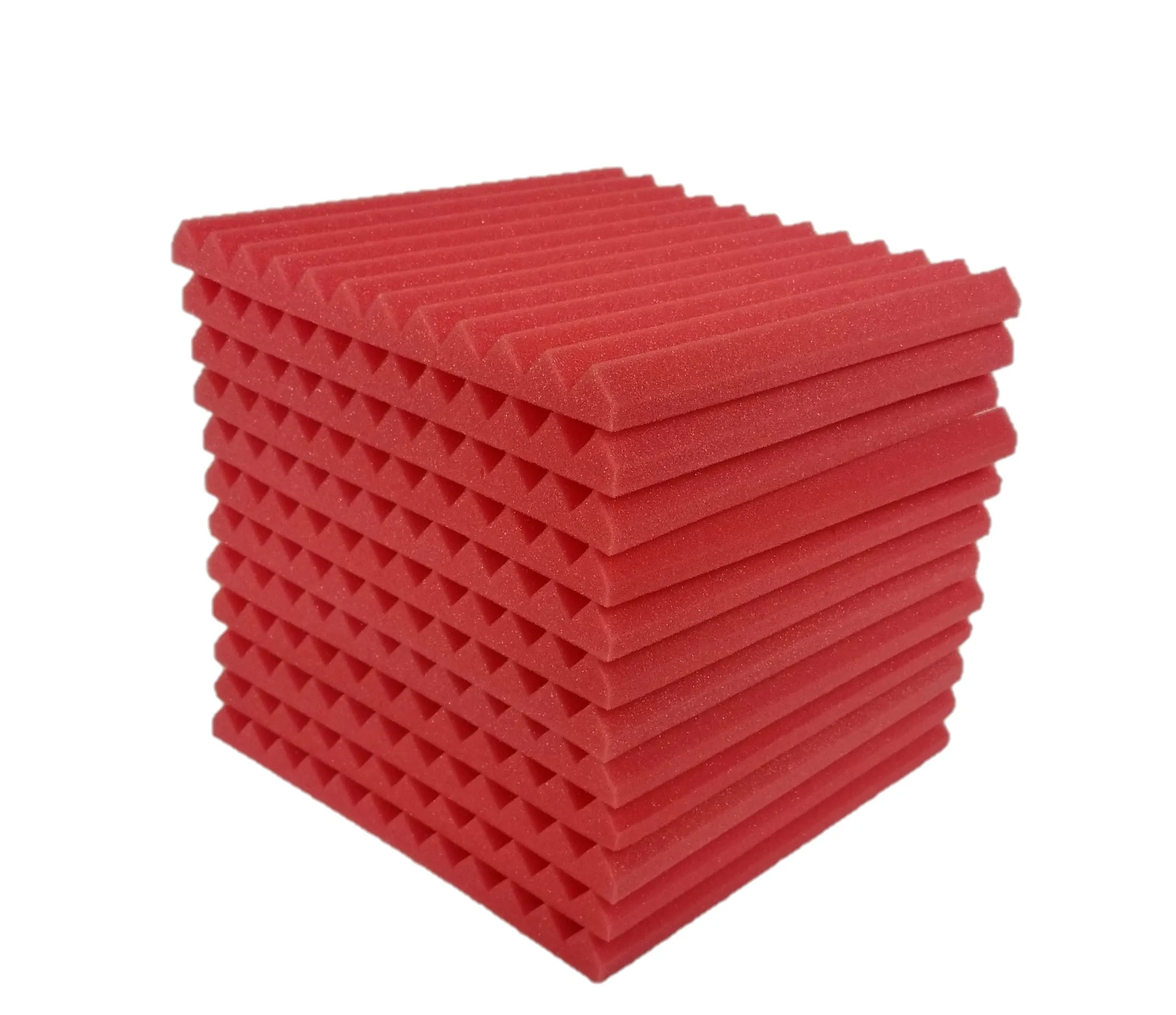 12 Pack 1 inch Acoustic Foam Panels Tiles Wall Record Studio Soundproof 12"x 12"x 1"