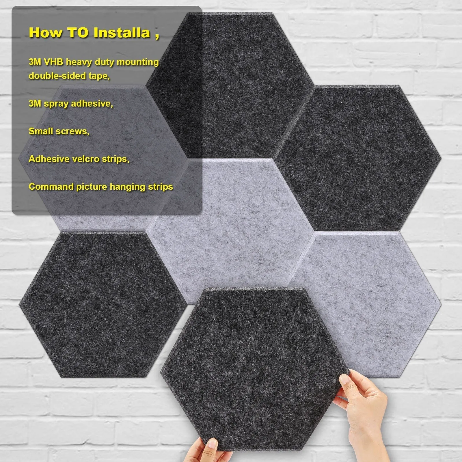 12-Pack: AGPTEK Acoustic Absorption Panels