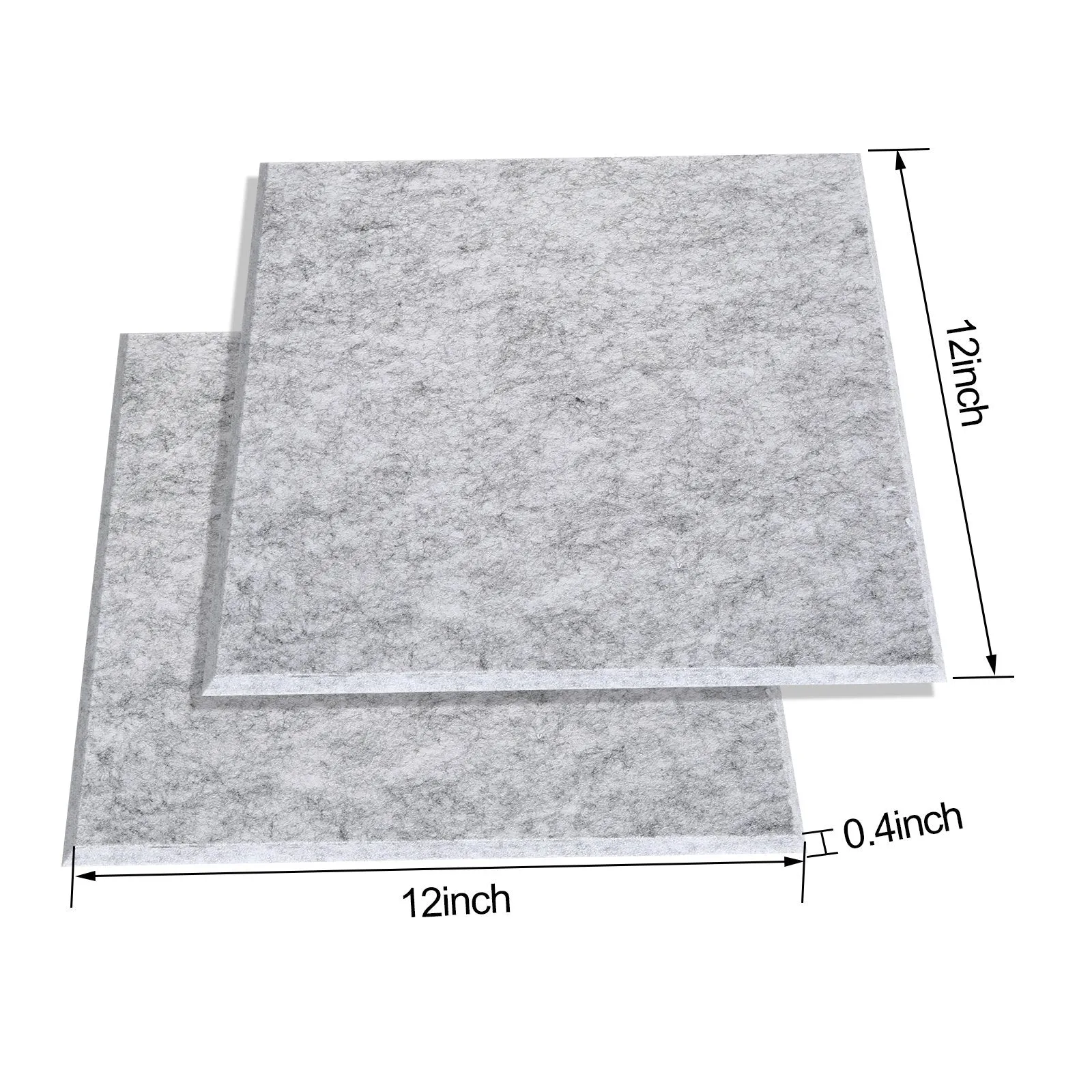 12-Packs: AGPtEK Acoustic Absorption Noise Cancellation Panels