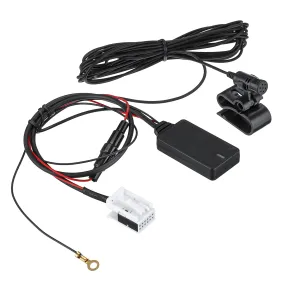 12Pin Car Hand-Free Wireless Radio Bluetooth AUX Dongle MIC Cable for VW Skoda RCD 210 310 510 RNS 310 315 510 810