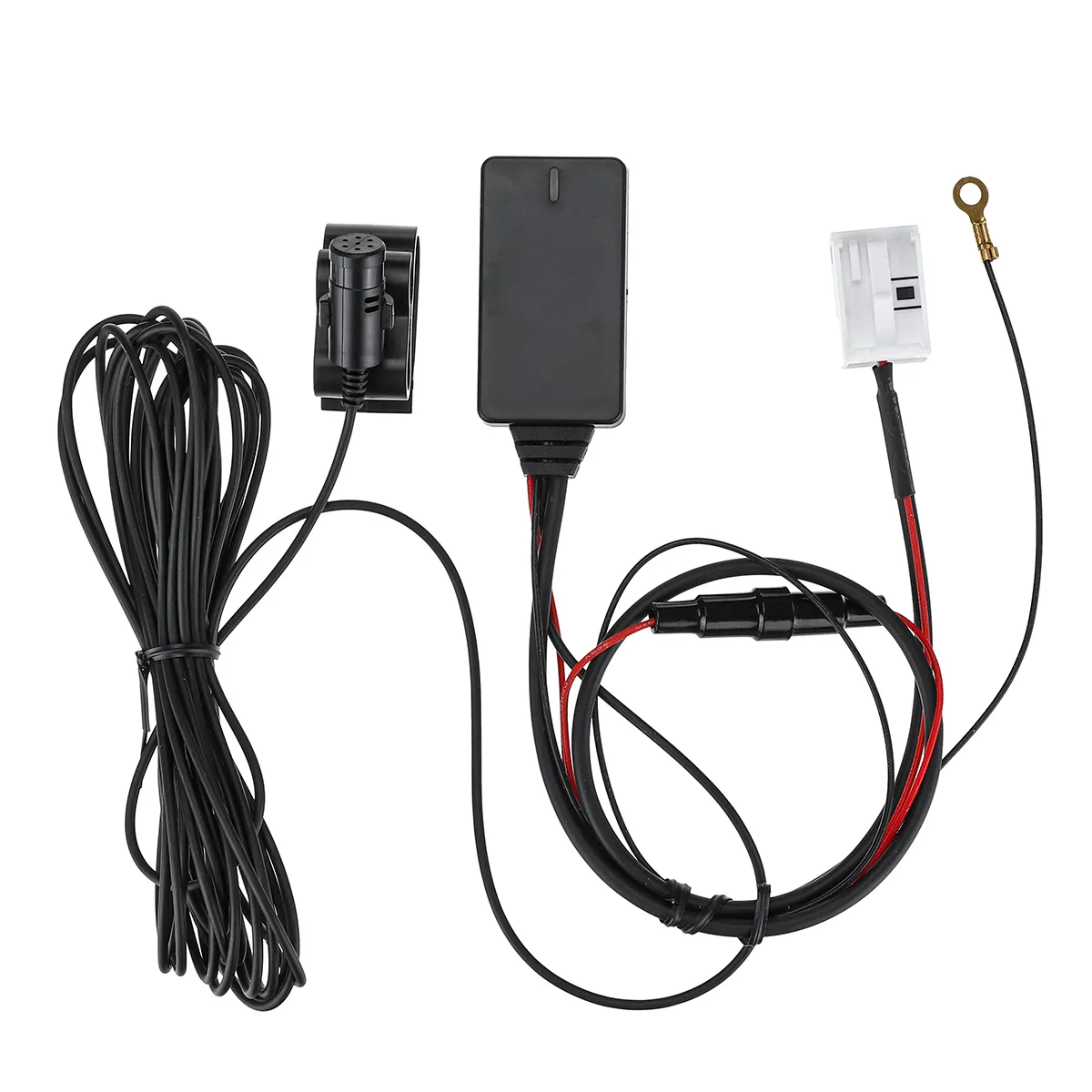 12Pin Car Hand-Free Wireless Radio Bluetooth AUX Dongle MIC Cable for VW Skoda RCD 210 310 510 RNS 310 315 510 810