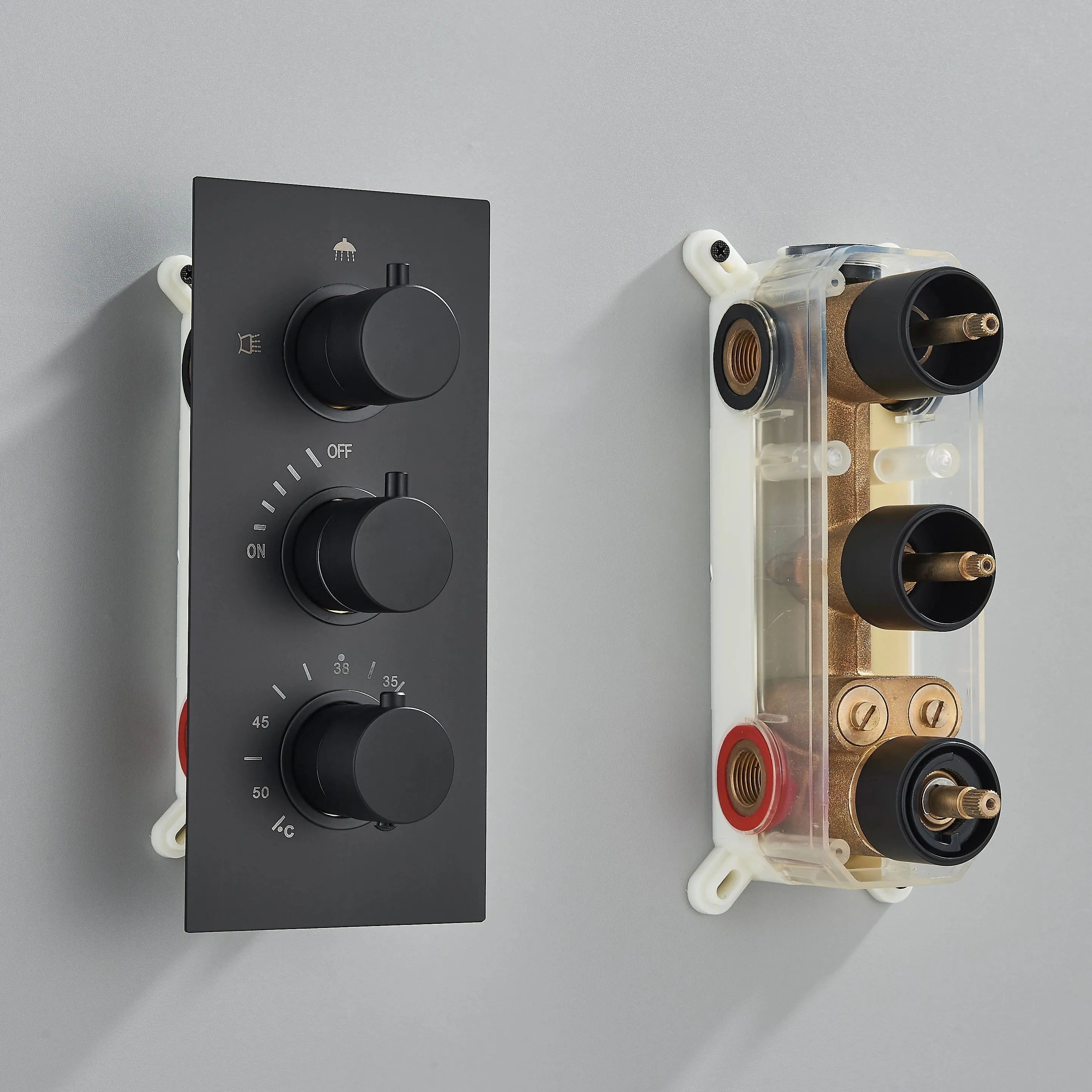 2-3 ways Mixer Valve Thermostat Control Valve Concealed Shower Valve