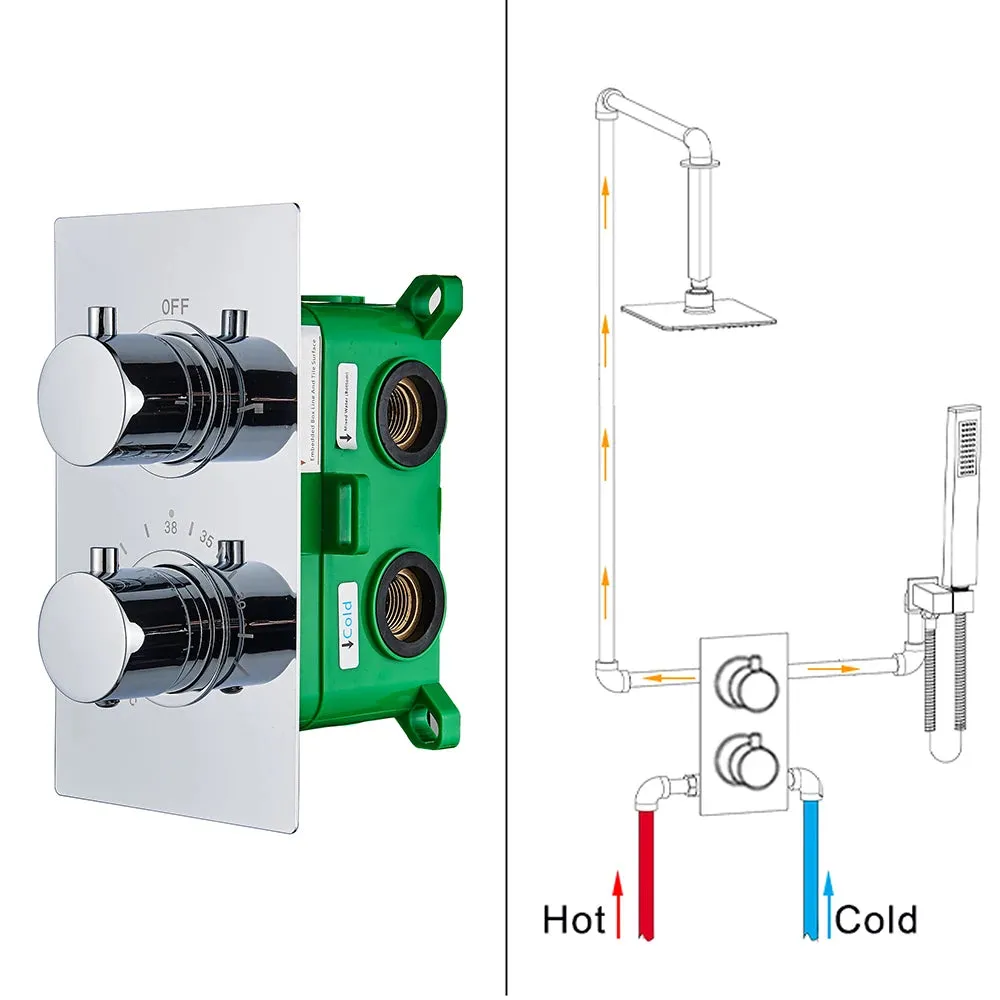 2-3 ways Mixer Valve Thermostat Control Valve Concealed Shower Valve
