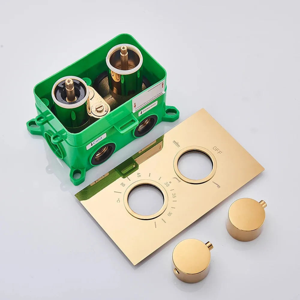 2-3 ways Mixer Valve Thermostat Control Valve Concealed Shower Valve