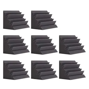 24 Pack Sound Proof Foam Panels for Wall,Self Adhesive Acoustic Panels,12" X 12" X 1.2" Egg Crate Soundproof Wall Panels for Studio,Room Acoustic Treatment Foam,Sound Absorbing Foam Black
