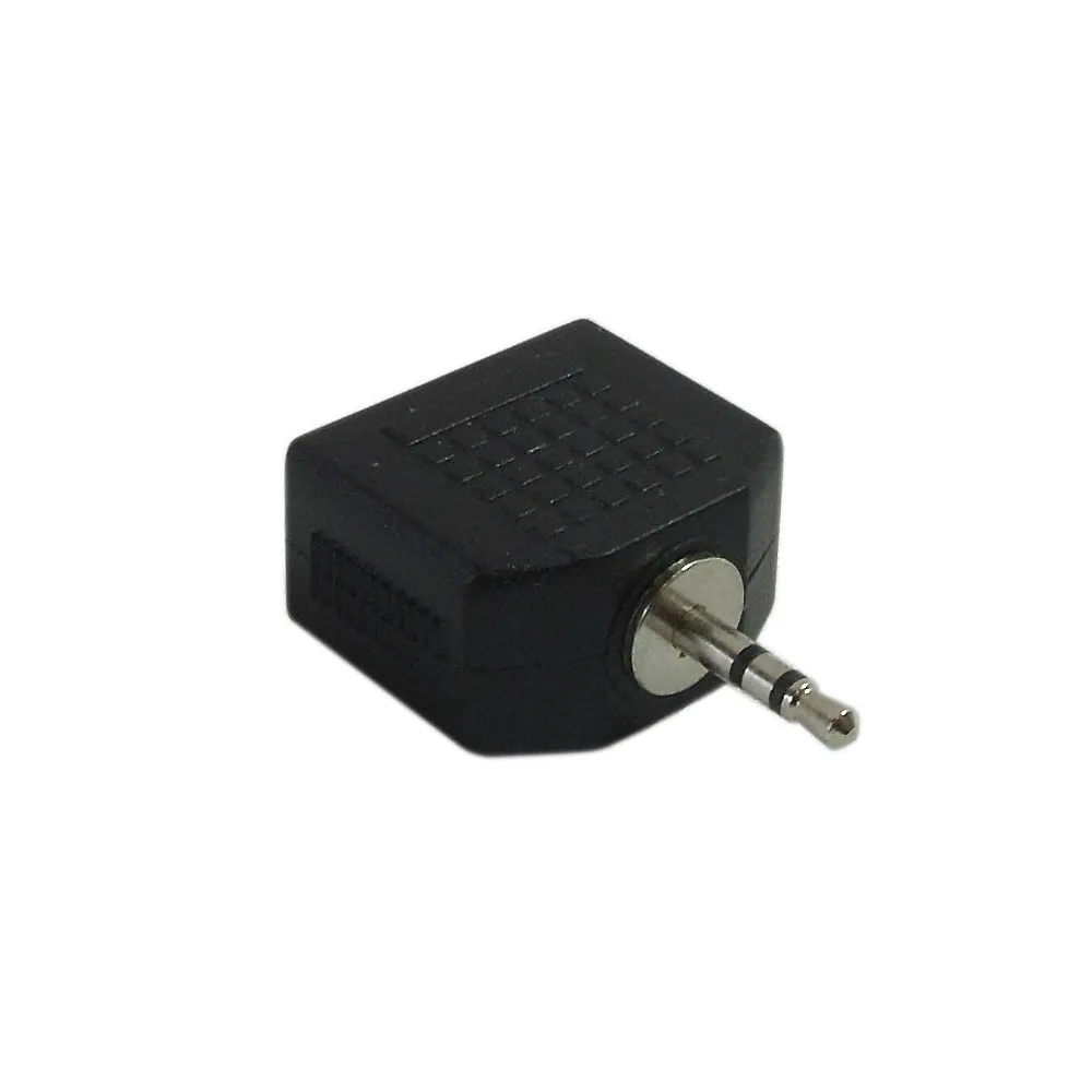 2.5mm Stereo Male to 2 x 3.5mm Stereo Female Adapter