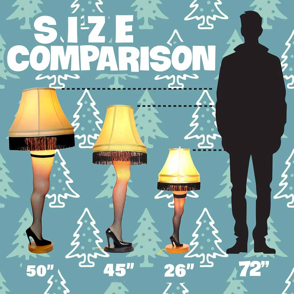 50" Deluxe Full Size Christmas Leg Lamp