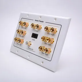 7.1 Home Theater Wall Plate w/ HDMI and Subwoofer