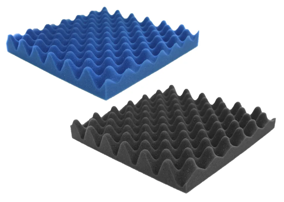 8 Packs Premium Quality Acoustic Foam Egg Crate Panel Studio Wall Tile 12" x 12" x 1.5"