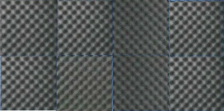 8 Packs Premium Quality Acoustic Foam Egg Crate Panel Studio Wall Tile 12" x 12" x 1.5"