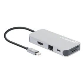 8-Port USB-C(R) Docking Station, 100 Watt with PD