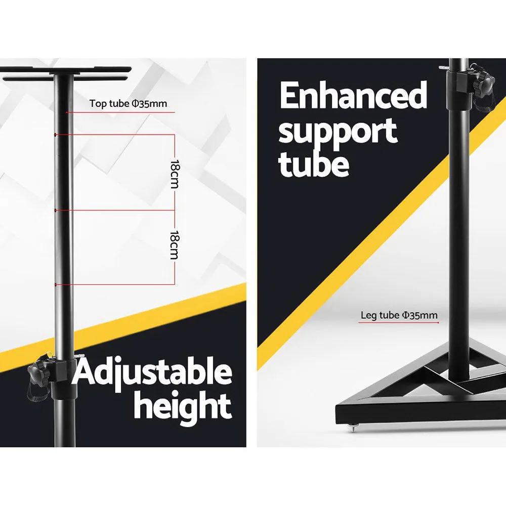 Adjustable Steel Speaker Stands 67-120cm 2pcs – Alpha