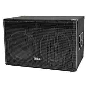 Ahuja Subwoofer Passive 2x18" 1300W RMS Wooden Carpet Body - SWX1300DX