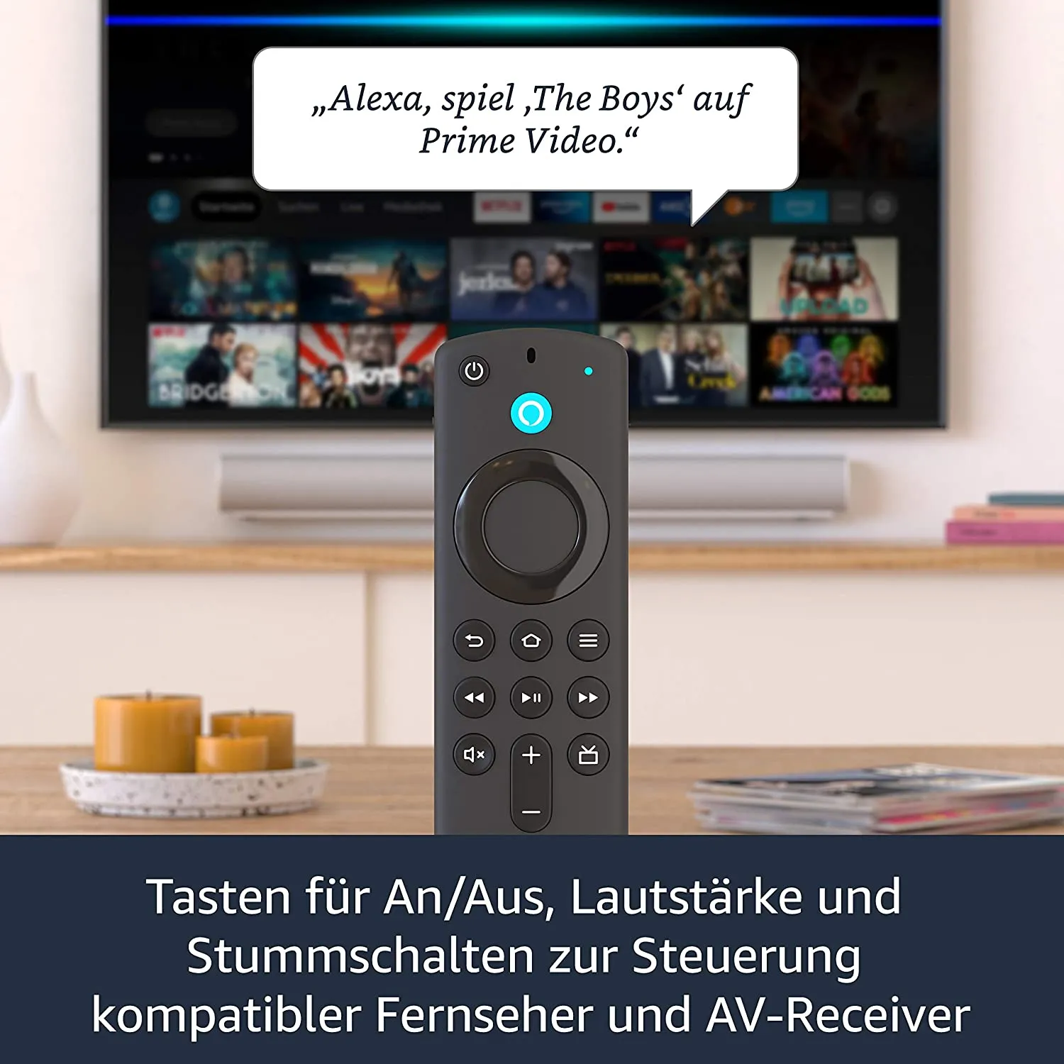 Amazon Fire TV Stick mit Alexa-Sprachfernbedienung