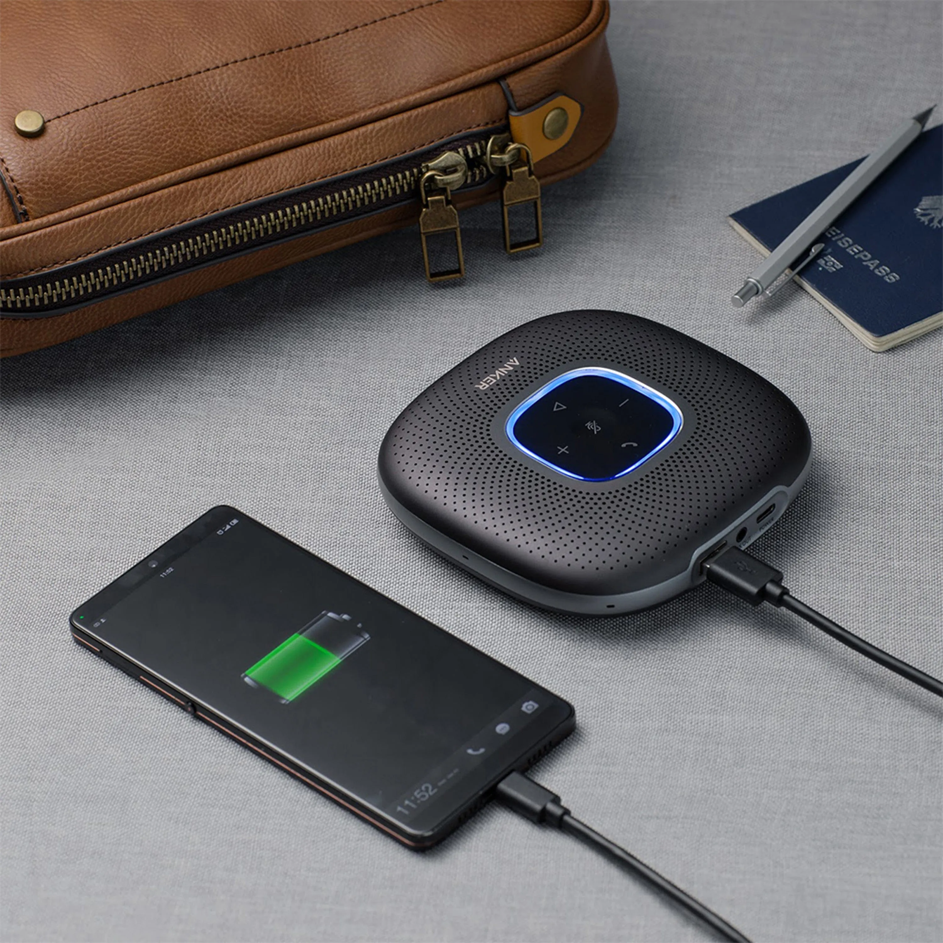 Anker - PowerConf Bluetooth® Speakerphone