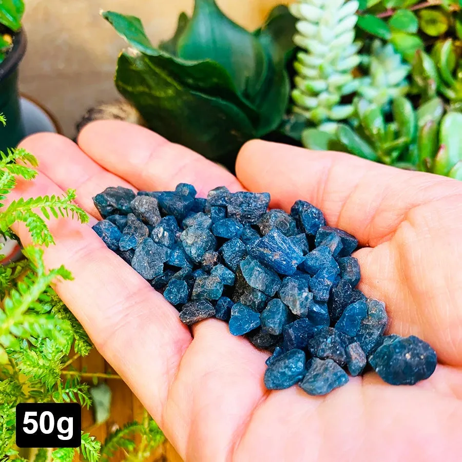 Apatite Rough Mini Gemstones  (50 Gram / 1.7oz Lot)