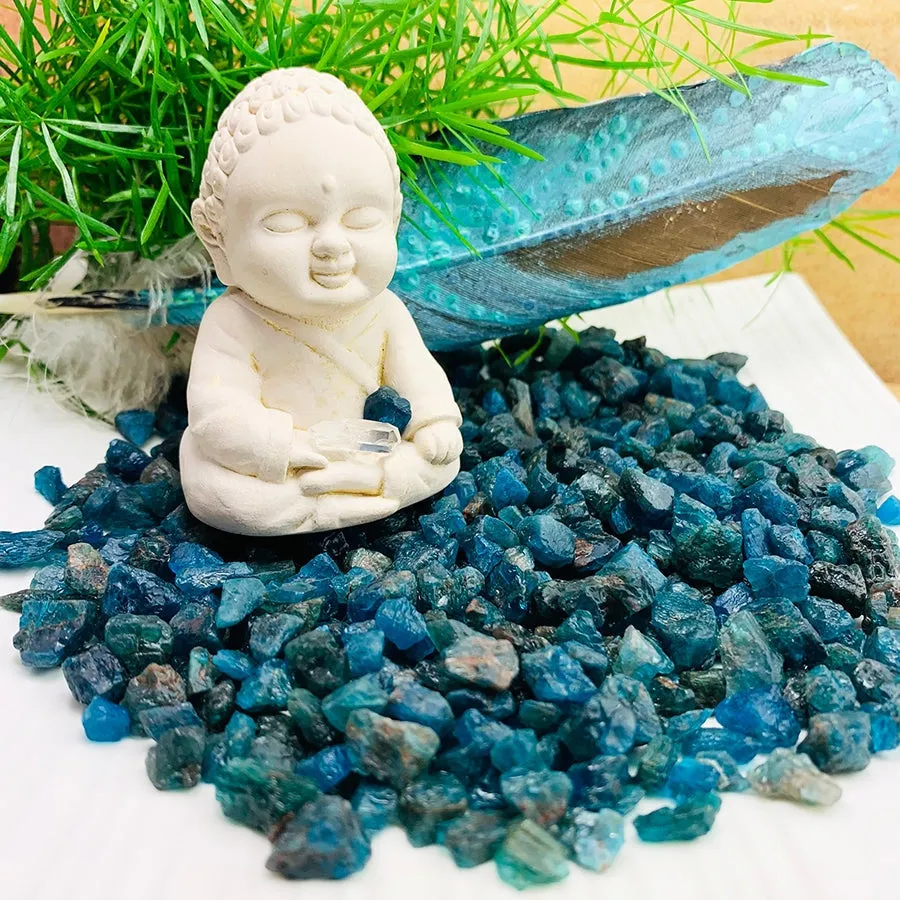 Apatite Rough Mini Gemstones  (50 Gram / 1.7oz Lot)