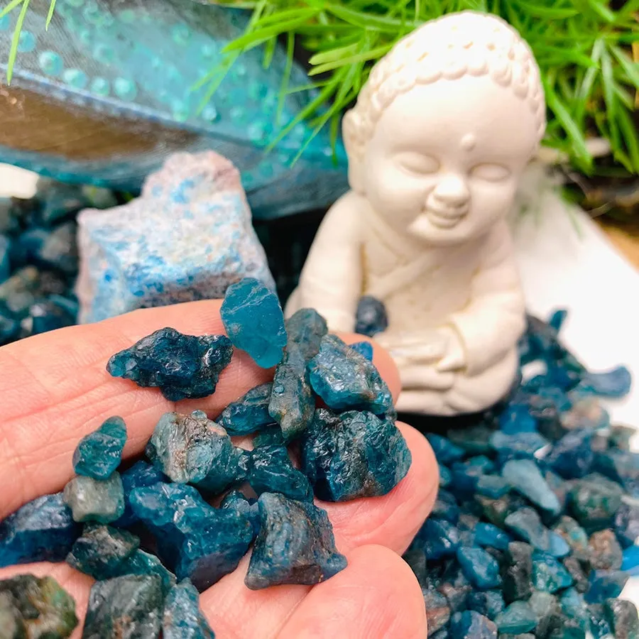 Apatite Rough Mini Gemstones  (50 Gram / 1.7oz Lot)