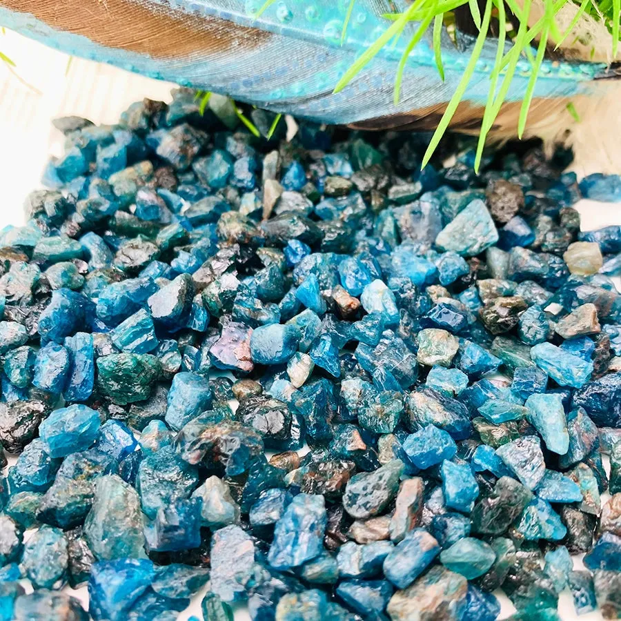 Apatite Rough Mini Gemstones  (50 Gram / 1.7oz Lot)
