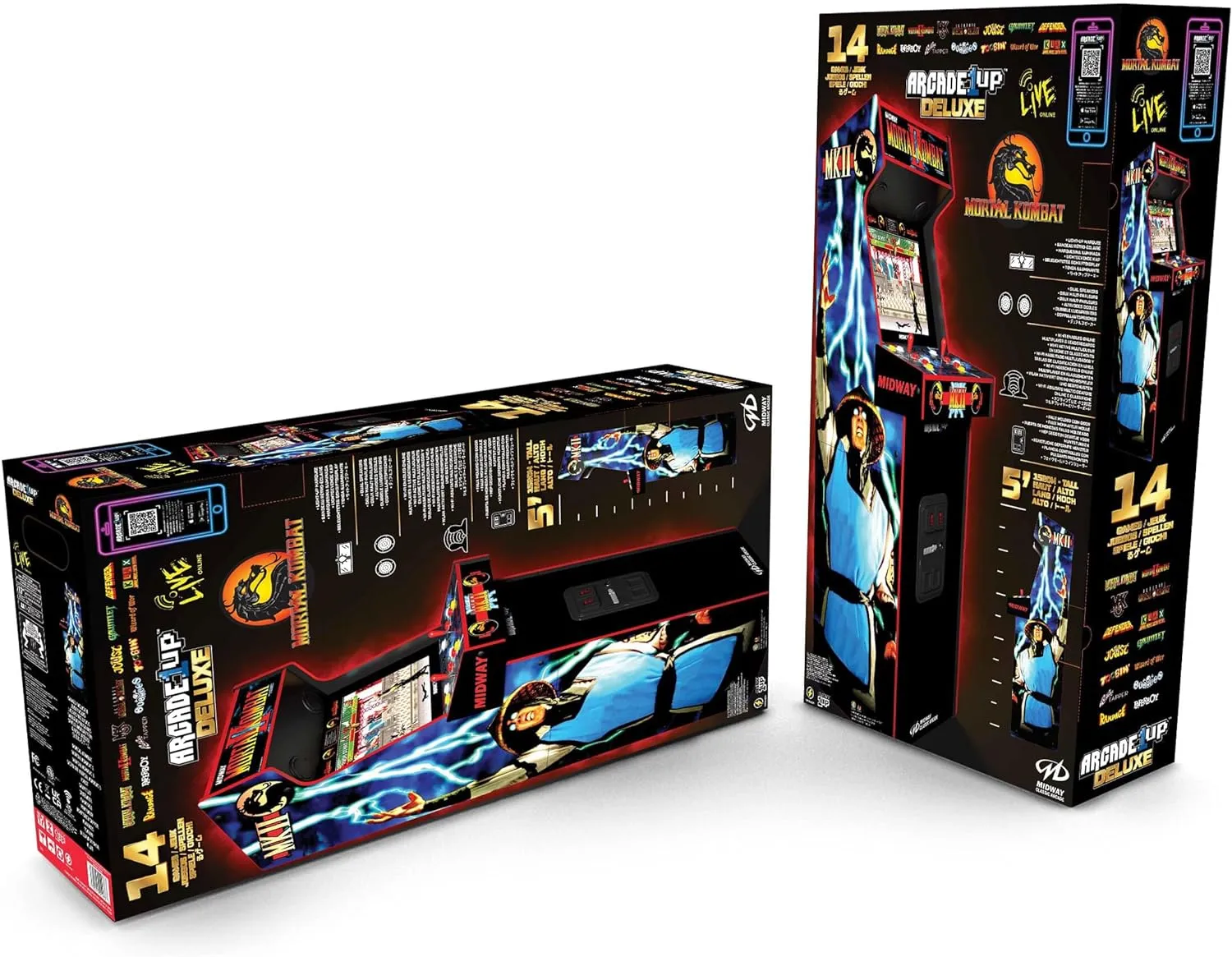 Arcade1Up Mortal Kombat II Deluxe Arcade Machine