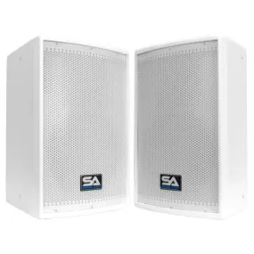 Arctic 10 Pair of Premium White 10" Loudspeakers or Monitors - Church Series