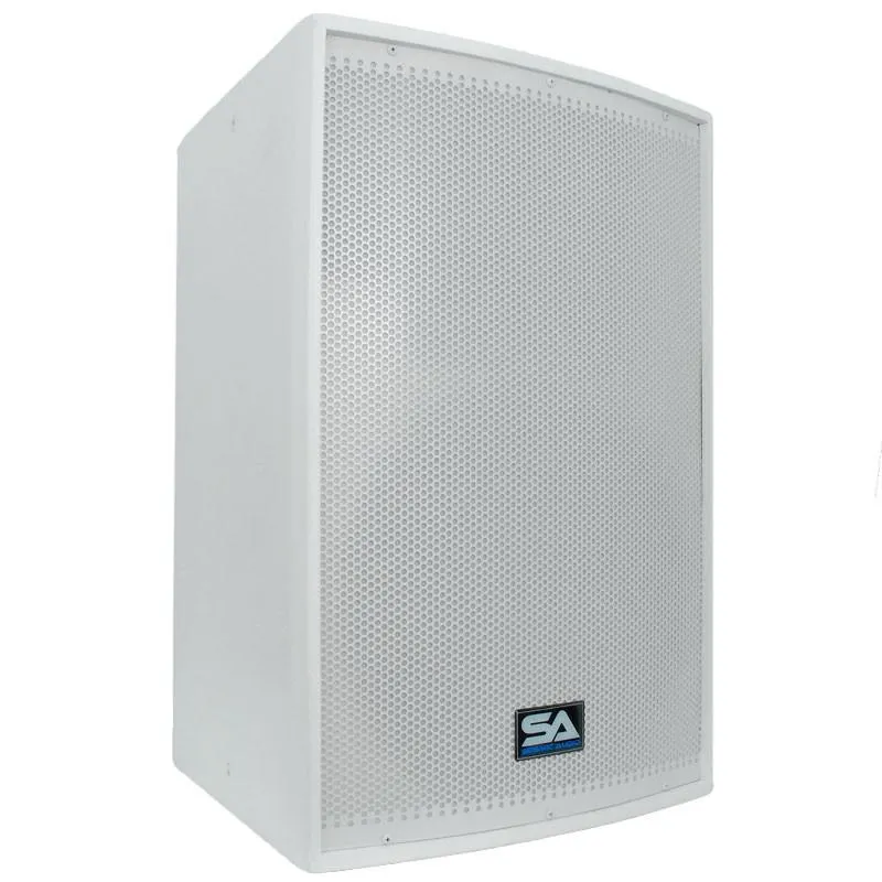 Arctic 15 - Pair of Premium White 15" Loudspeakers or Monitors - Church Series