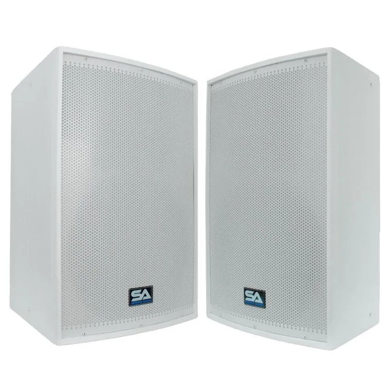Arctic 15 - Pair of Premium White 15" Loudspeakers or Monitors - Church Series