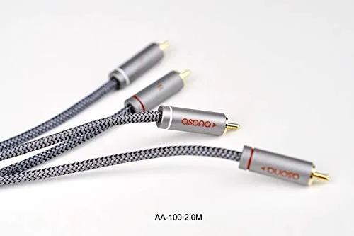 Asona Audiophile RCA Interconnect Cables, Pair