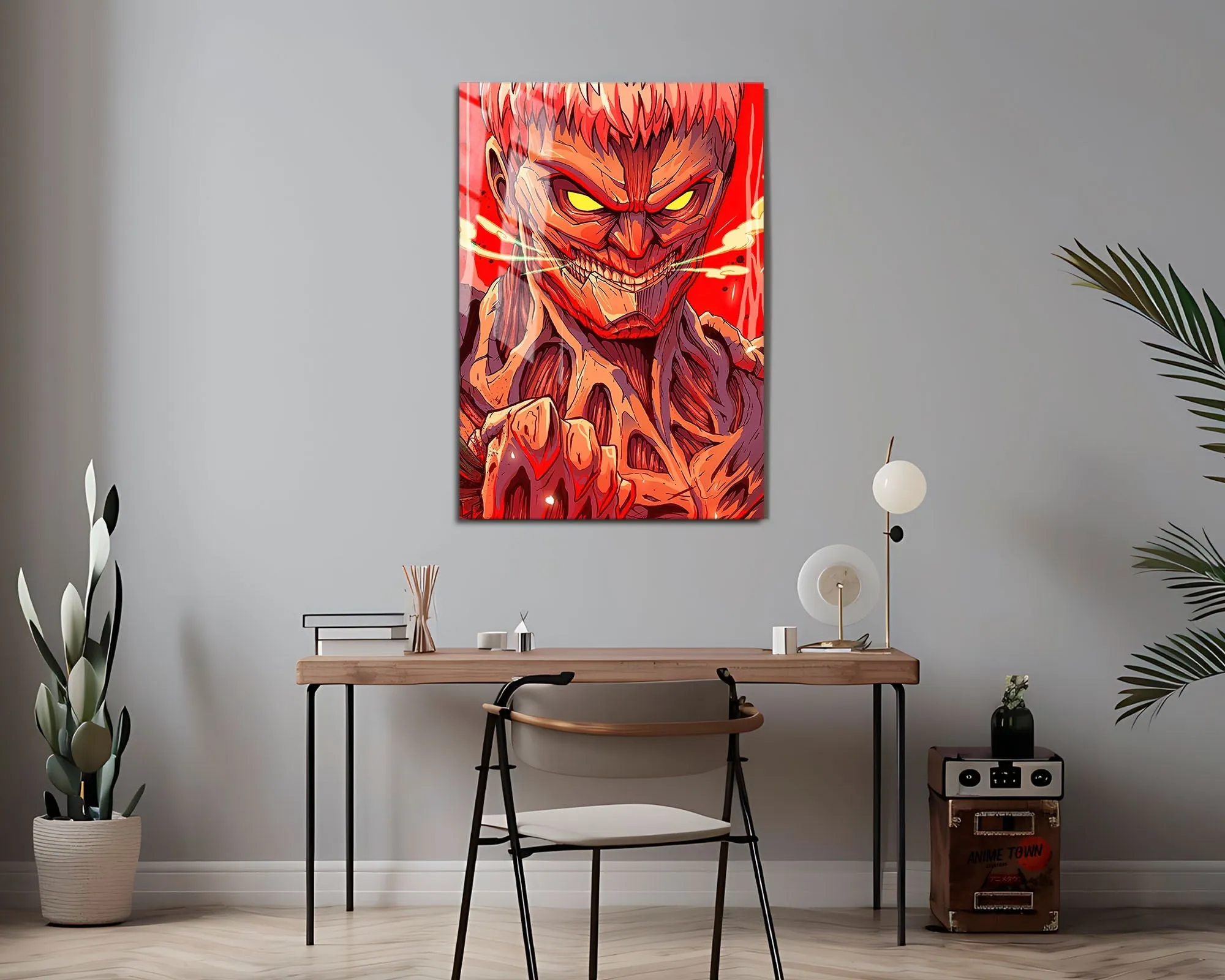 Attack on Titan Armored Titan Metal Poster