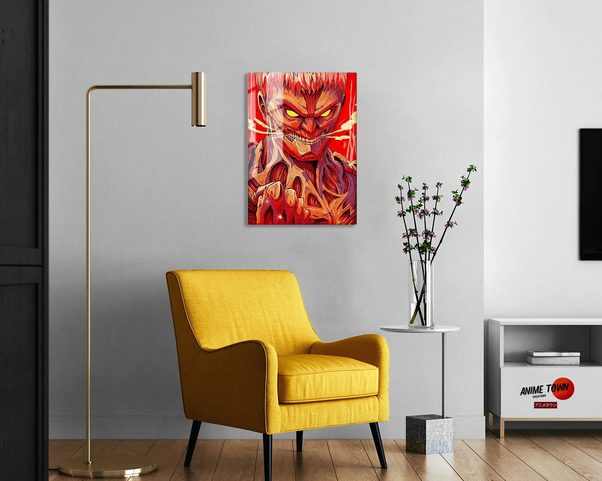 Attack on Titan Armored Titan Metal Poster