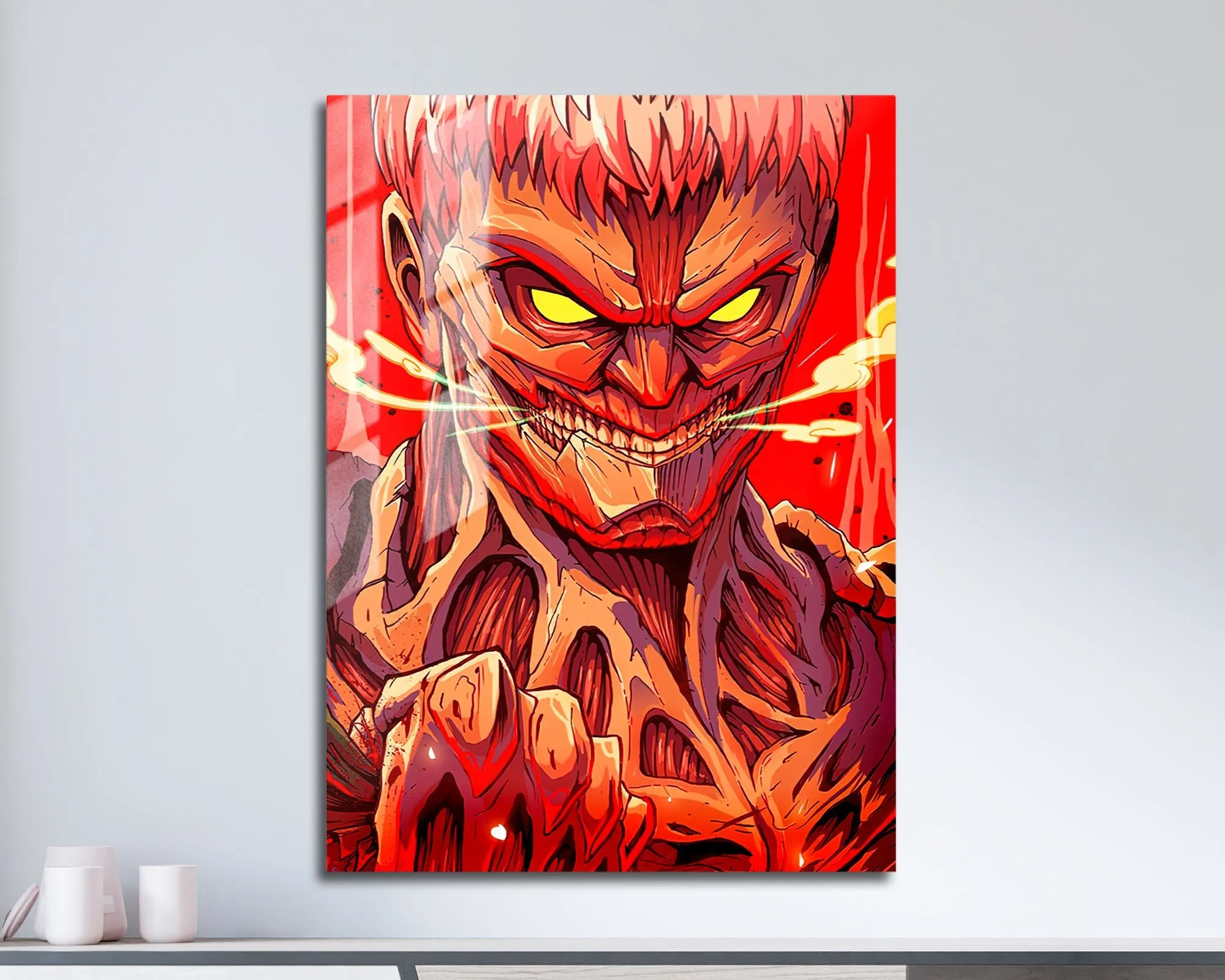 Attack on Titan Armored Titan Metal Poster