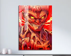 Attack on Titan Armored Titan Metal Poster