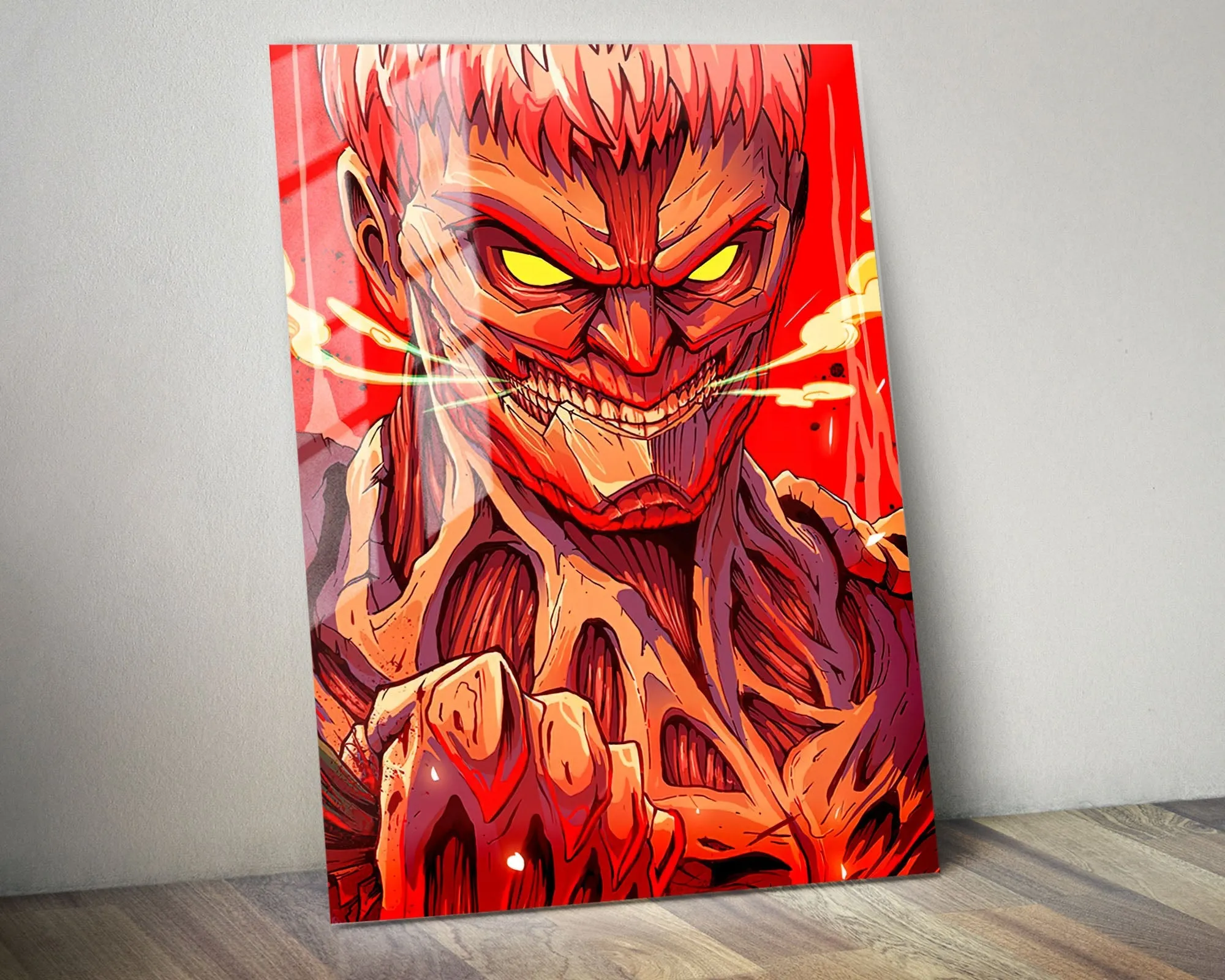 Attack on Titan Armored Titan Metal Poster