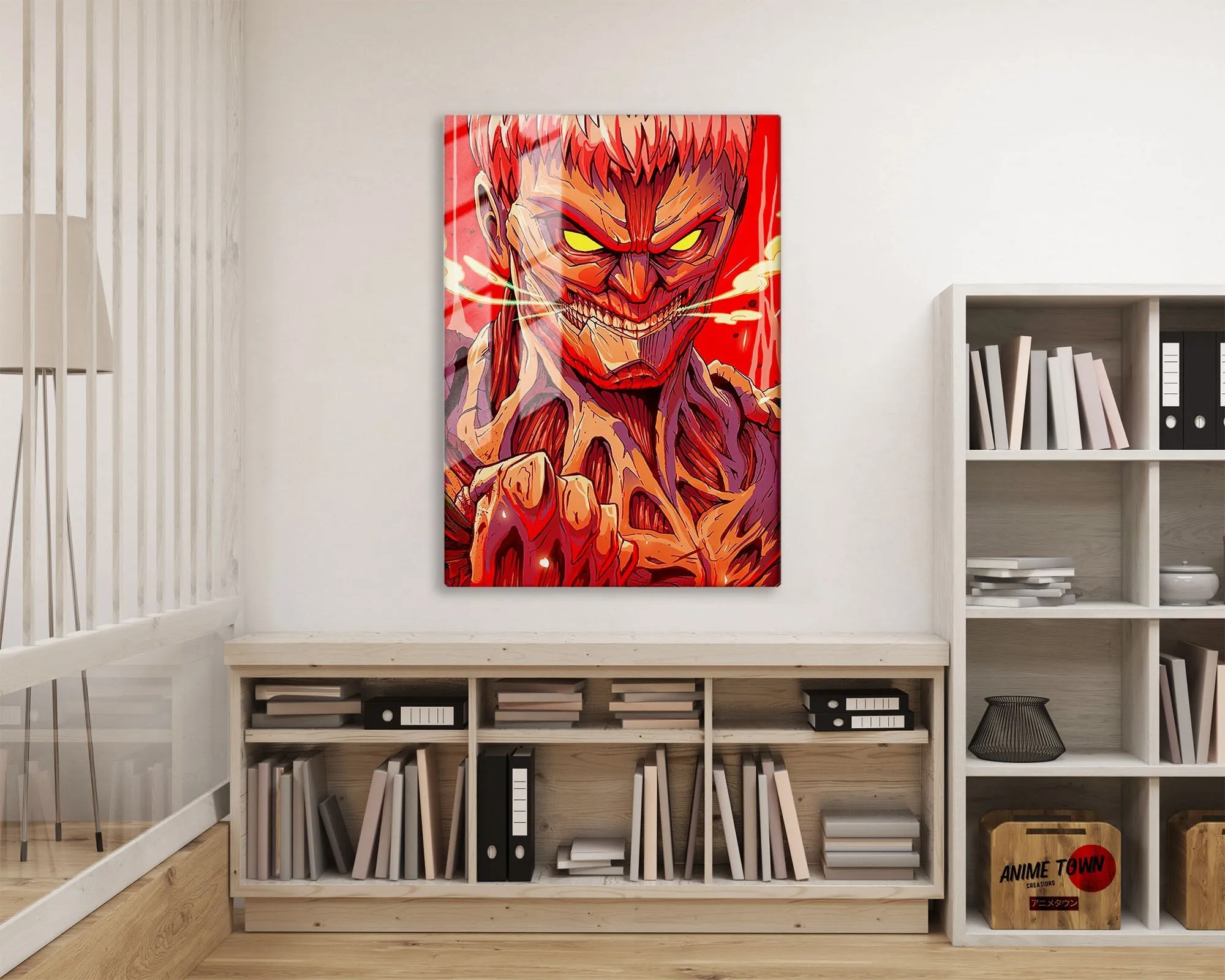 Attack on Titan Armored Titan Metal Poster