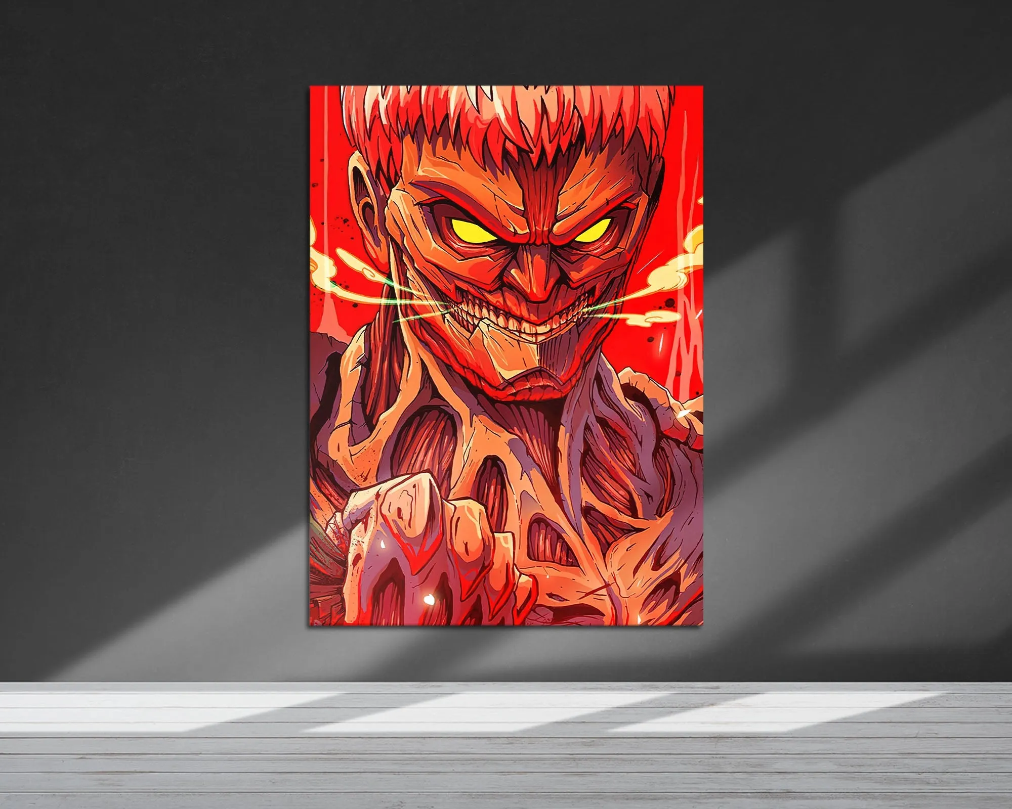Attack on Titan Armored Titan Metal Poster