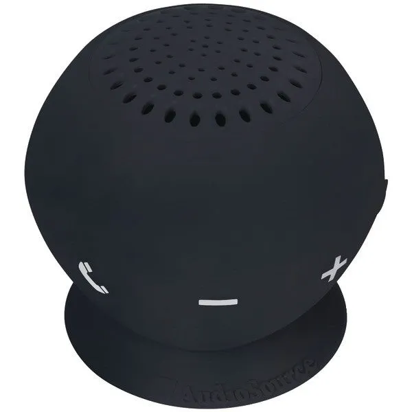 AUDIOSOURCE SP2BLA Sound pOp 2(TM) Water-Resistant Bluetooth(R) Speaker (Black)