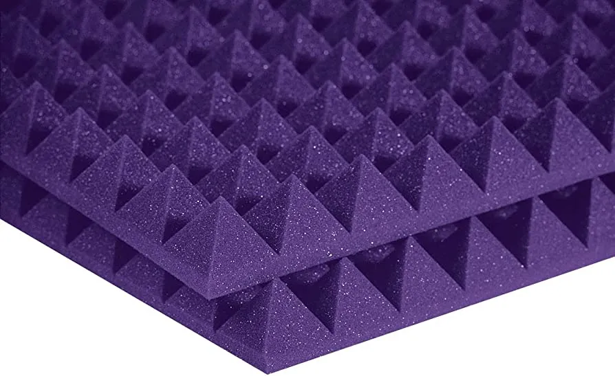 Auralex Acoustic Studiofoam- 2 Inch Pyramids (Purple)