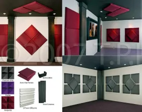 Auralex - SonoFlat Systems - SFS112 (Burgundy)