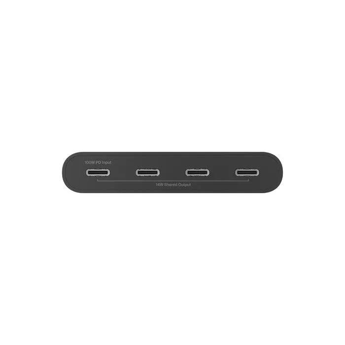 Belkin AVC018BTBK interface hub USB Type-C 10000 Mbit/s Black