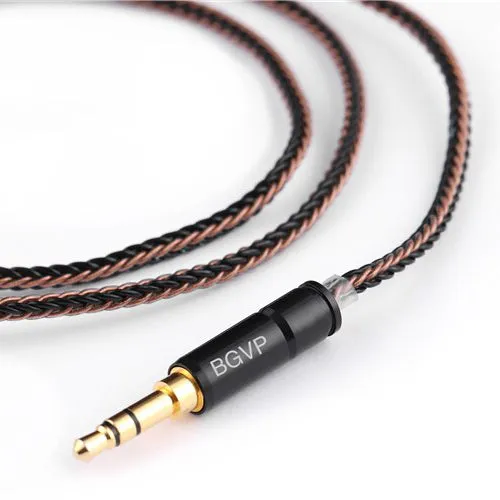 BGVP 5N OCC Silver 4 Core Hybrid HiFi Earphone Upgrade Cable