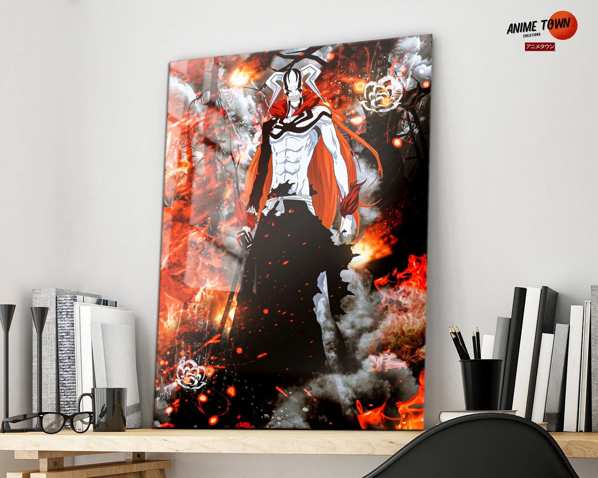 Bleach ichigo Vasto Lorde Metal Poster
