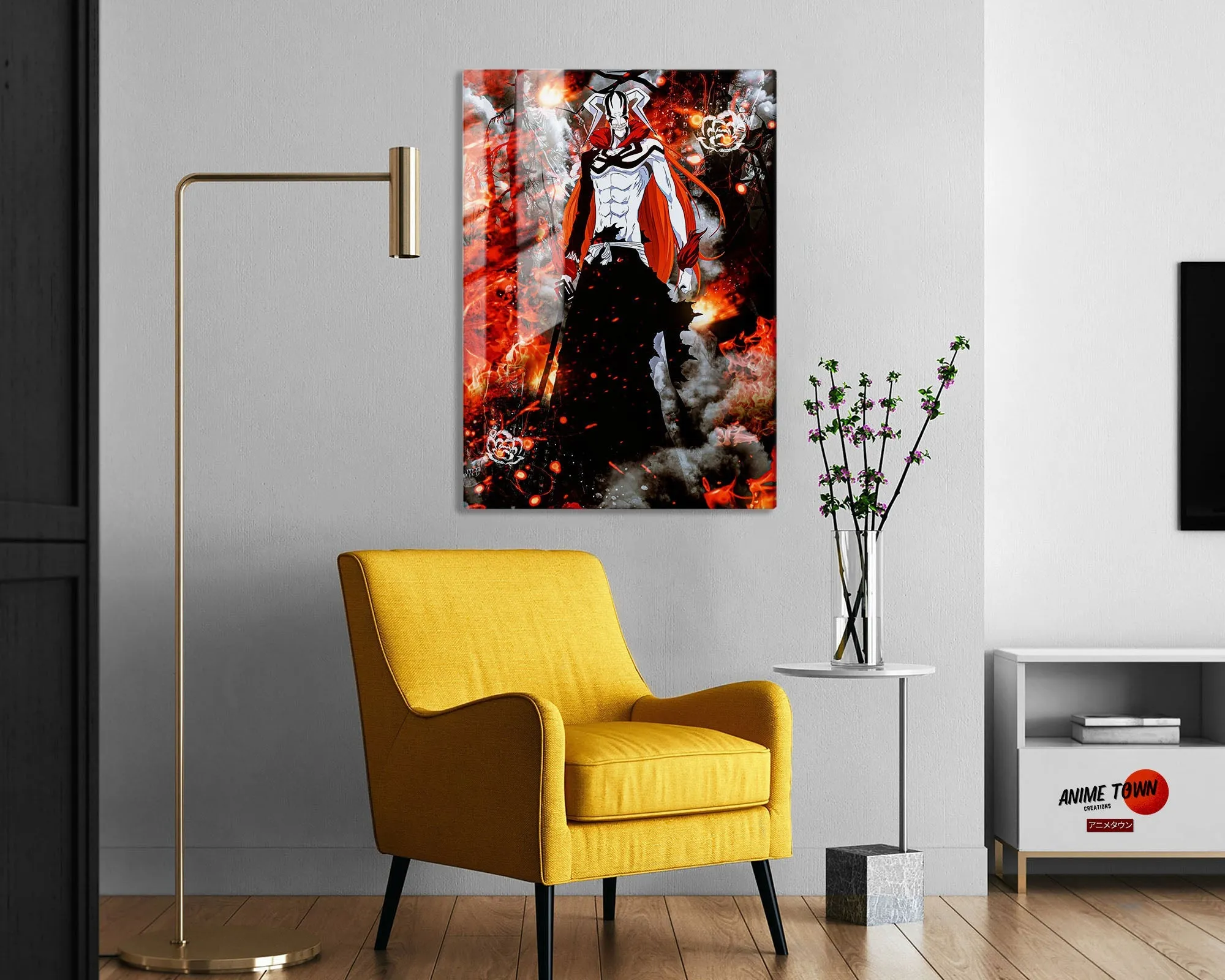 Bleach ichigo Vasto Lorde Metal Poster