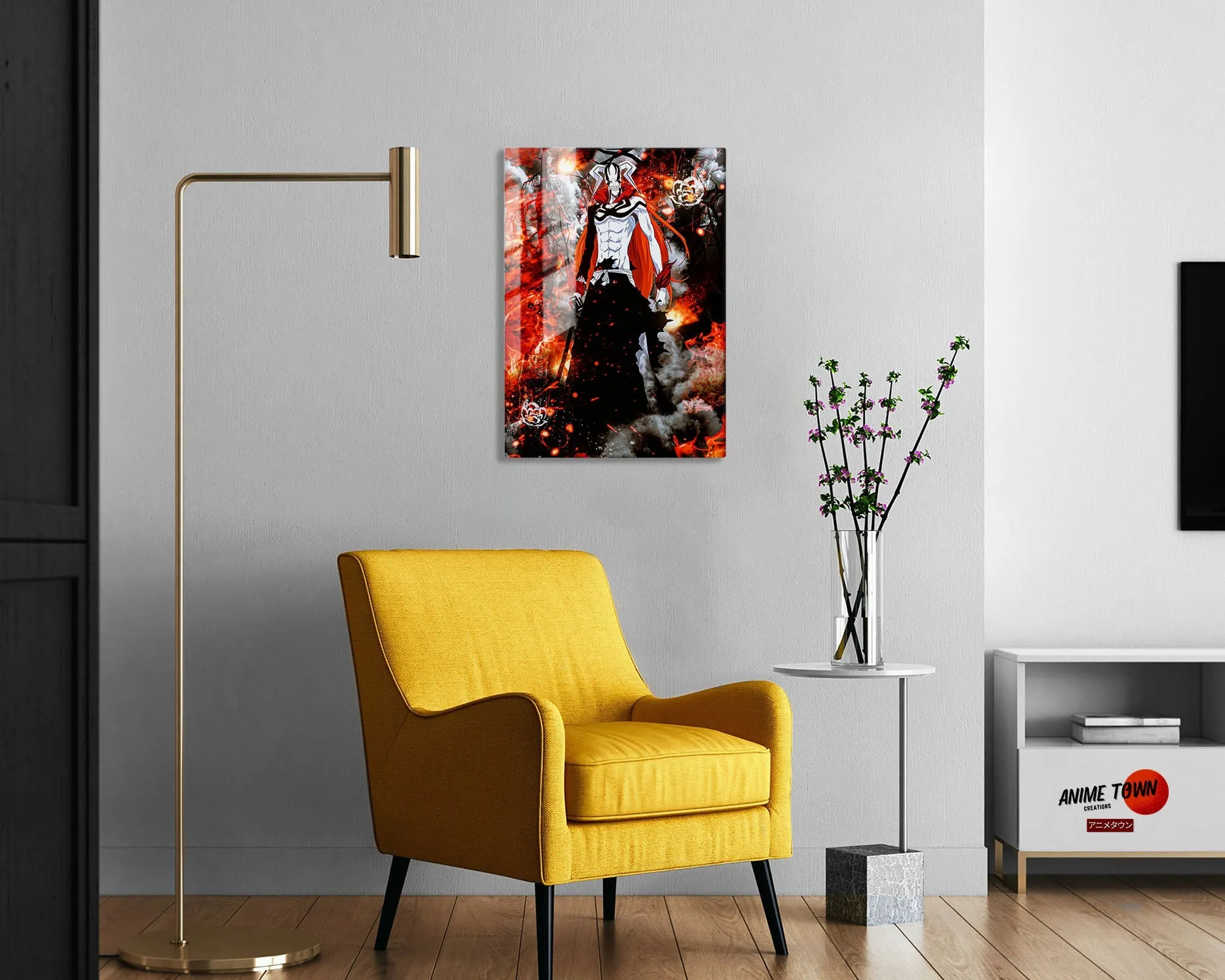 Bleach ichigo Vasto Lorde Metal Poster
