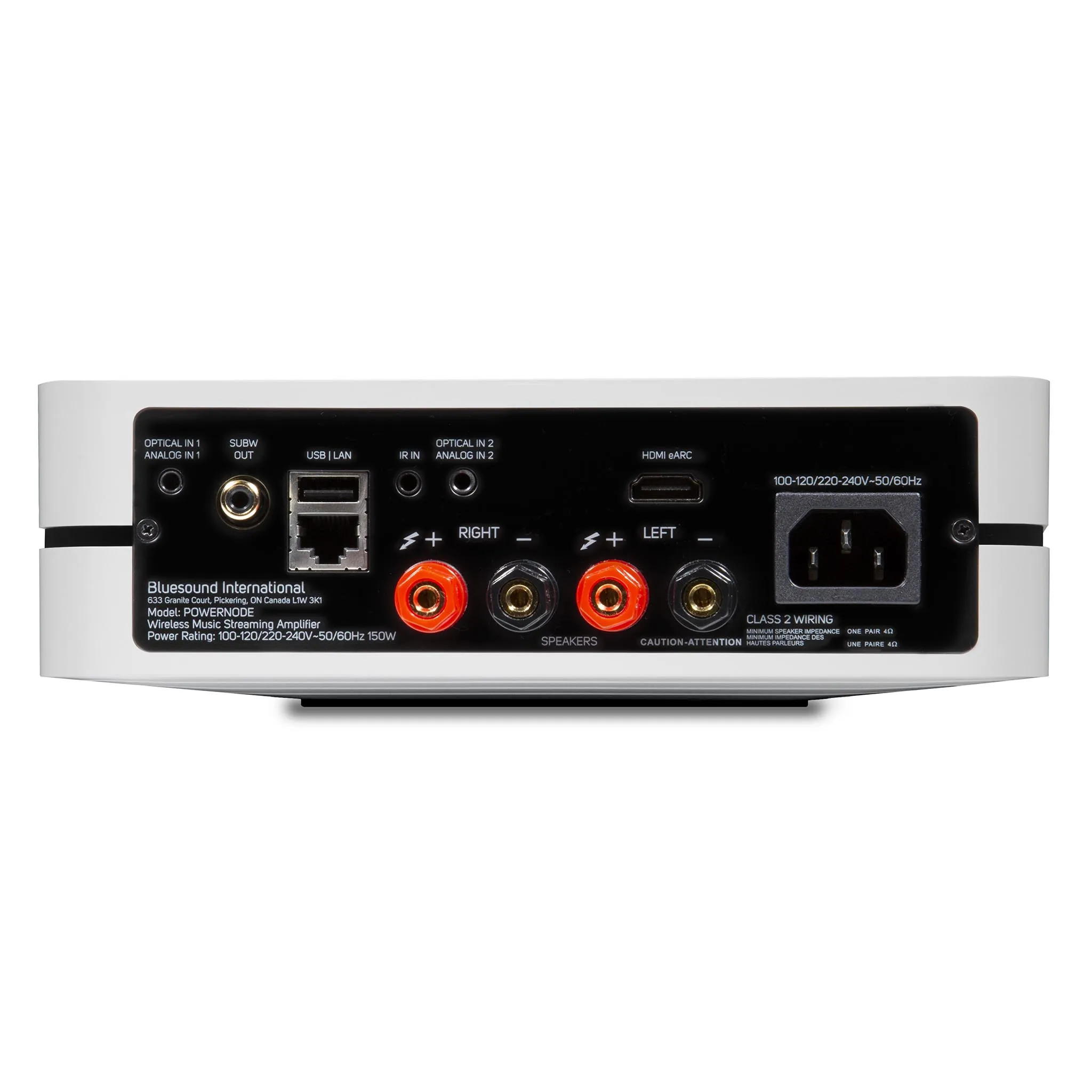 Bluesound POWERNODE - Streamer / Music Server / DAC / Amplifier