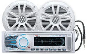 Bluetooth Digital Media AM/FM/USB/MP3/SD/AUX MECH-LESS Stereo Pkg w/ 6.5" Speakers