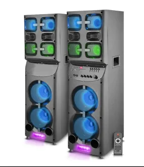 BLUETOOTH LED HOME ENTERTAINMENT SPEAKER SYSTEM XTWIN